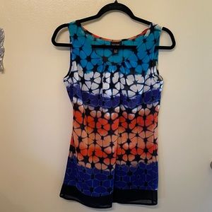 Nicole by Nicole Miller, vibrant sleeveless top